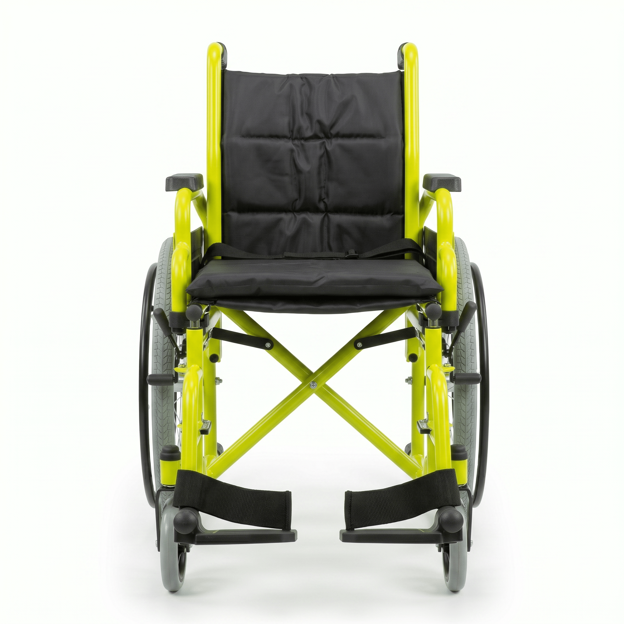 Silla ruedas pediátrica KP-9031 12-14 Frontal. Haga clic para ampliar la imagen