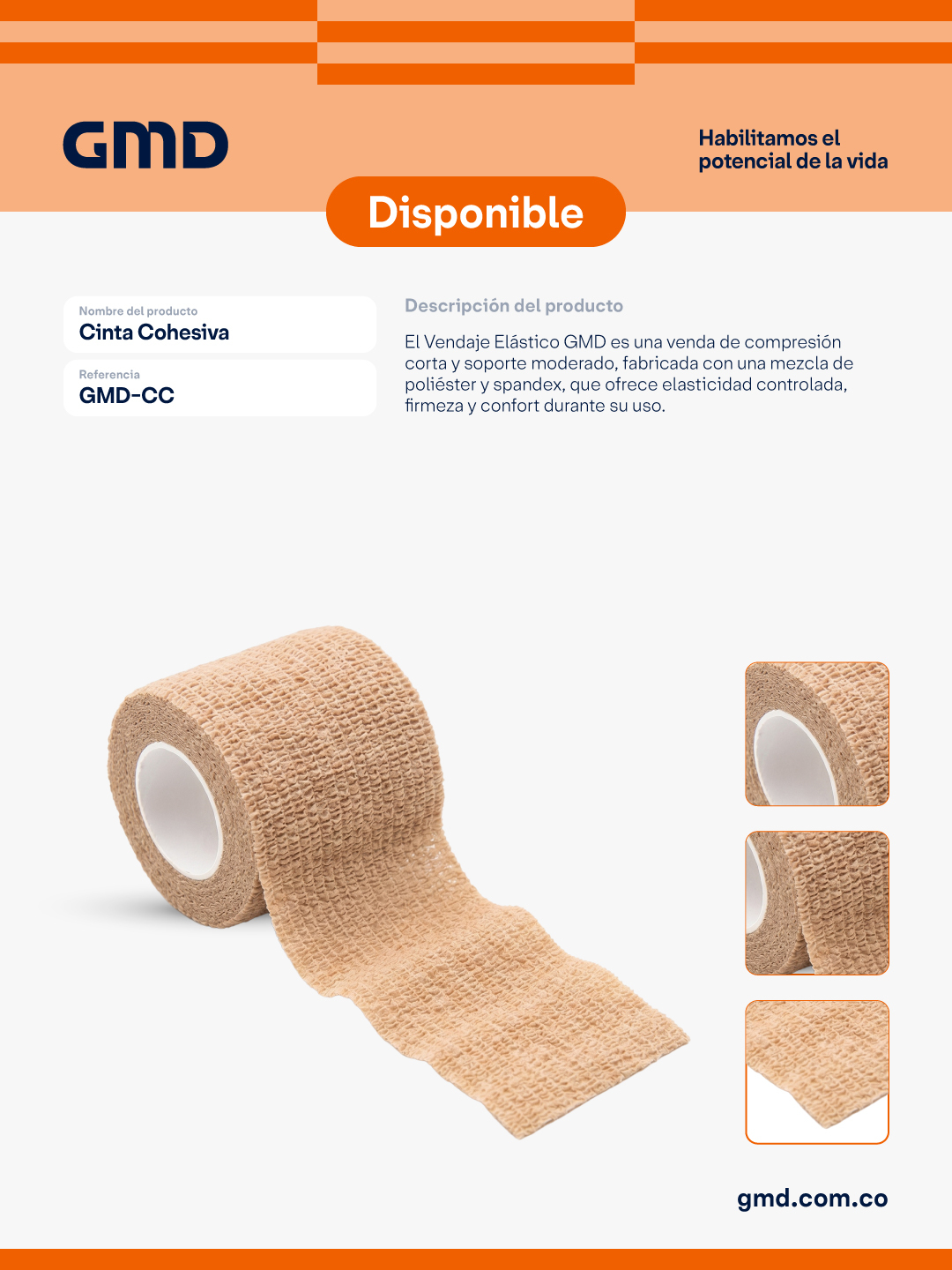 GMD_Cinta Cohesiva_1. Haga clic para ampliar la imagen
