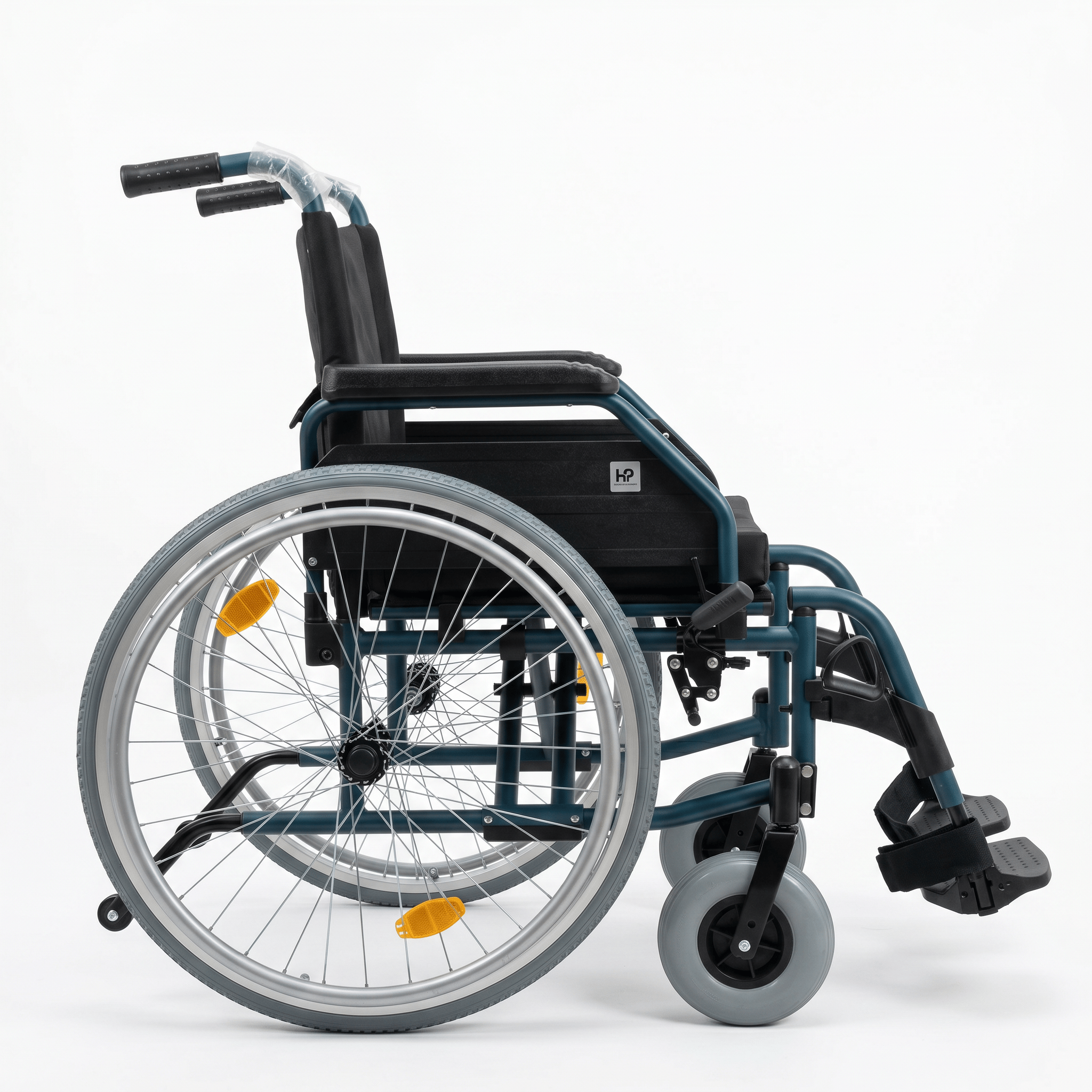 Silla ruedas estándar Plus KP-9071-16L Lado. Haga clic para ampliar la imagen