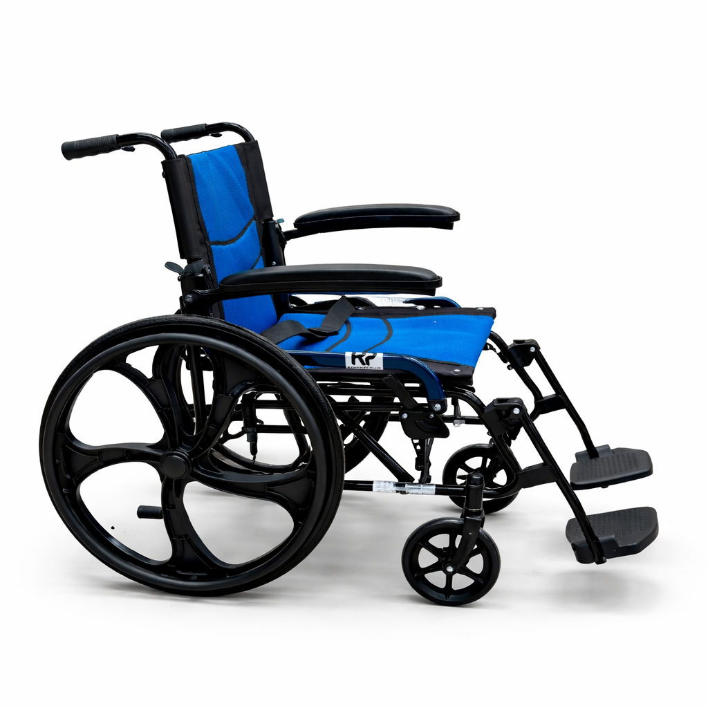 Silla de ruedas KBE9119A lado. Haga clic para ampliar la imagen